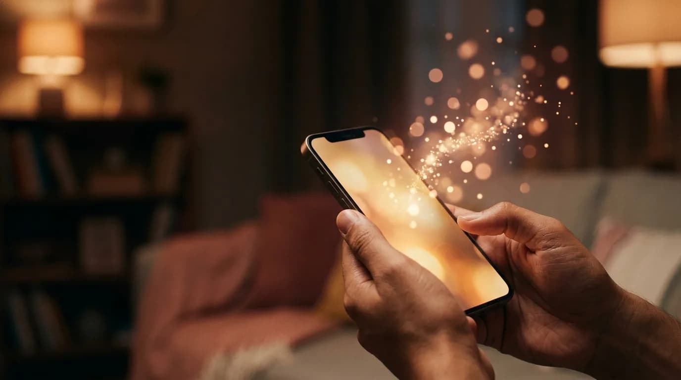 Pantalla de chat de inteligencia artificial generando una carta de amor
